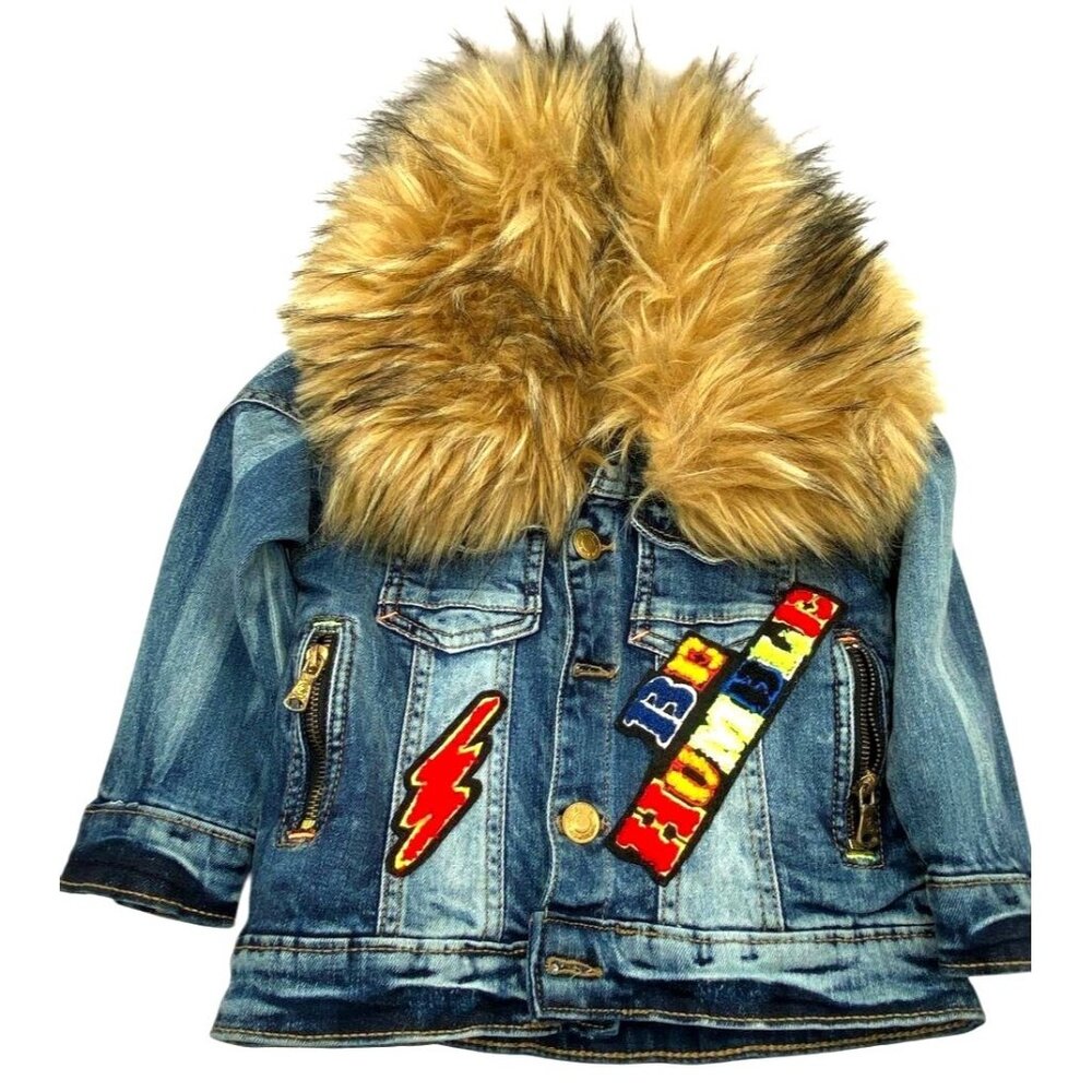 Elite‎ Junior Girl's Premium Denim Jacket X-Small (2-3) NWT
